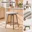 Swivel Upholstered Counter Stool-1240509291-1240509292
