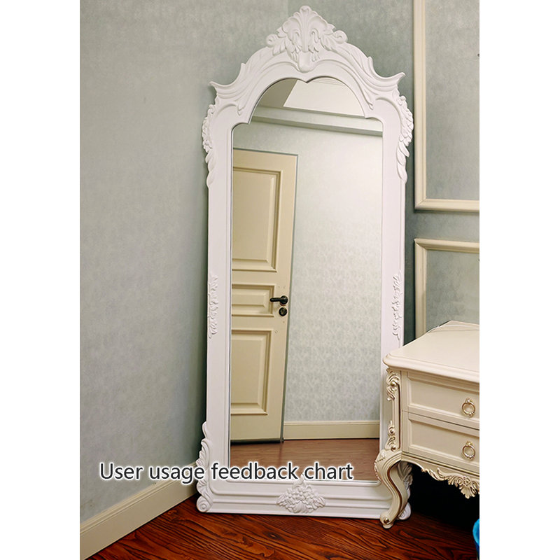 Miroir de plancher européen, 70,87 po x 27,56 po