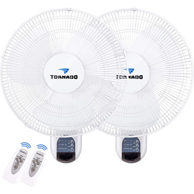 Ventilateur mural oscillant mural 16 po Tornado