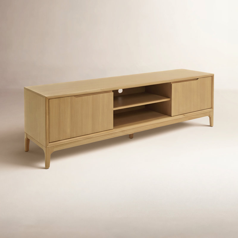 Rise TV Console, Light Oak