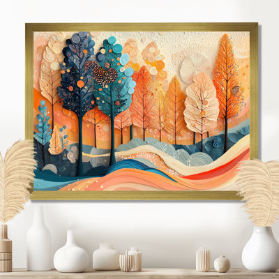 Gethyn 4 Seasons Forest Trees Dream Fragments I - Forest Wall Art