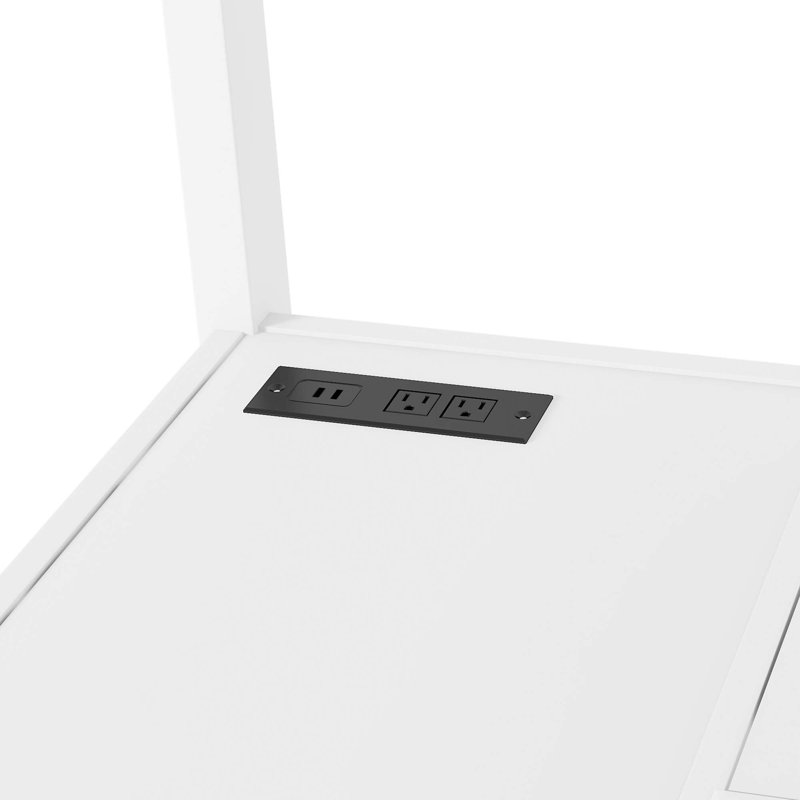 Lit mezzanine multifonctionnel avec garde-robe intégrée, bureau, charge USB et éclairage DEL pour un espace de vie optimal pour tous les âges