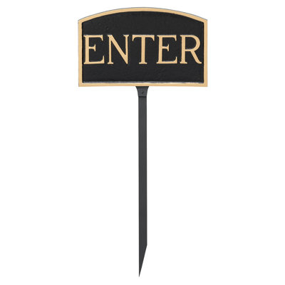 Weather Resistant Metal Garden Sign