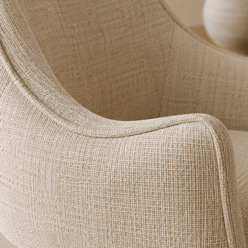 Upholstered Swivel Accent Chair