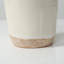 Approx. 11" High Off Whtie Ceramic Vase with Small opening