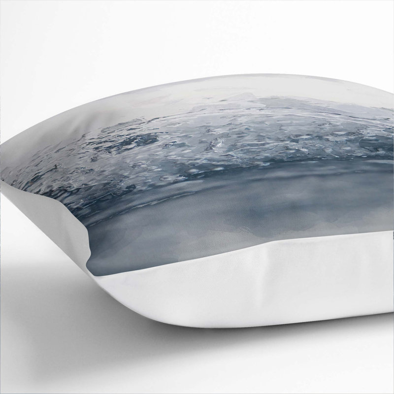 Square Throw Cushion, 55cm H x 55cm W x 20cm D, White