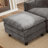 Arale 98'' Chenille Upholstered U Shaped Modular Sectionals-129177393