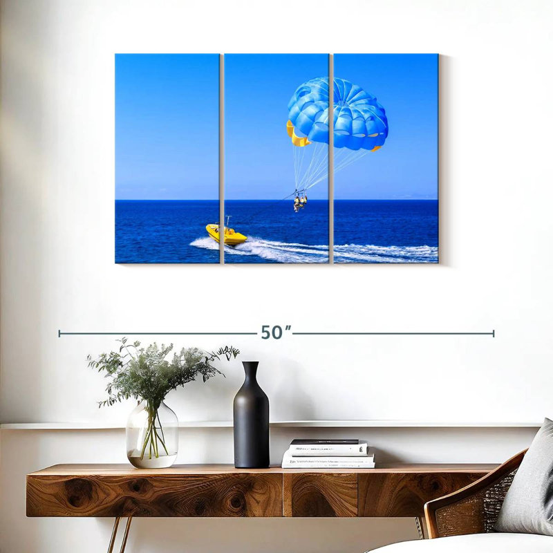 Blue Sea Parasailing, 24" H x 38" W