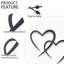 Décoration murale Infinity Heart pour le salon