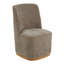 Chaises de salle à manger Ember Modern, recouvertes de tissu et dotées d'un piétement en hévéa-1946002238