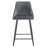 Kelsey Upholstered Counter Stool with Metal Frame-1463957479
