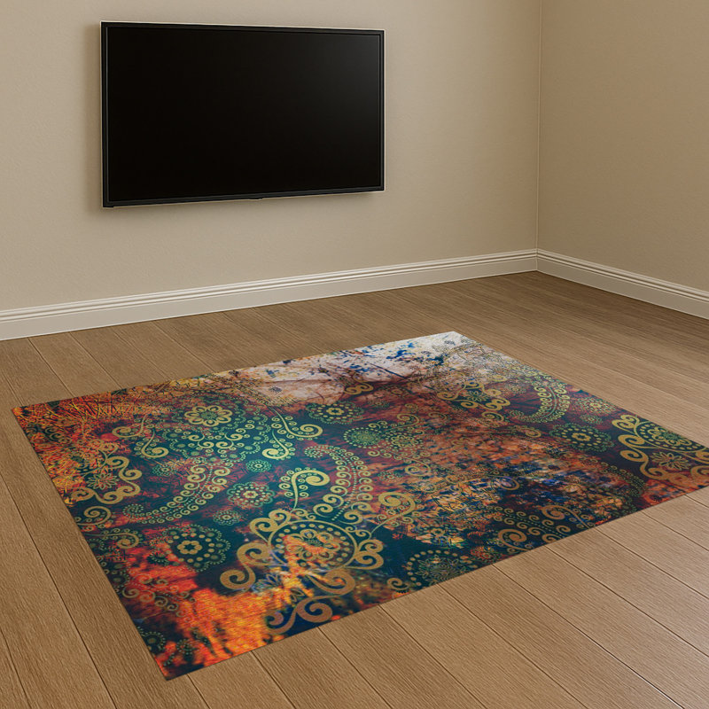 Abstract Area Rug, Runner 70 x 140 cm