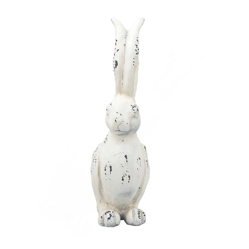 Charmante figurine de lapin joyeux pour une présentation intérieure et extérieure