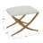 Galinda Iron and Rattan Accent Stool
