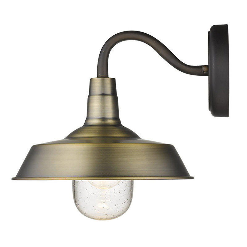 Sussman Wall Light, Antique Brass