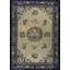 Ivory and Blue Antique Floral Medallion Chinese Carpet