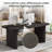Girace 62.99'' W Modern Simple Executive Computer Desk with Engineered Wood Top and Legs-1508389431