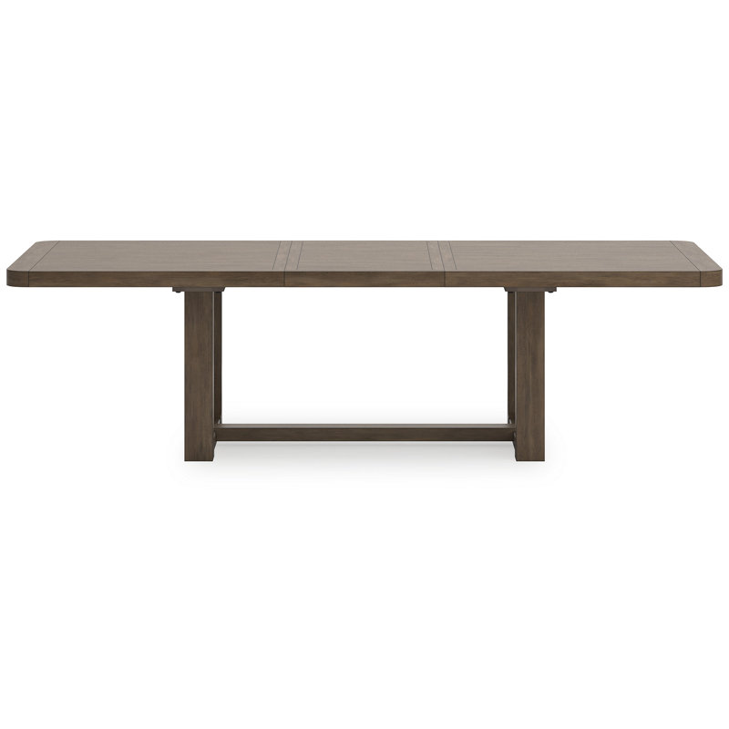 Cabalynn Light Brown Wood Extendable Rectangular Dining Table