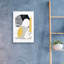 Art mural en verre Ivy Bronx «Luminous Tumble 1 Yellow» par Laura Marshall-807060270