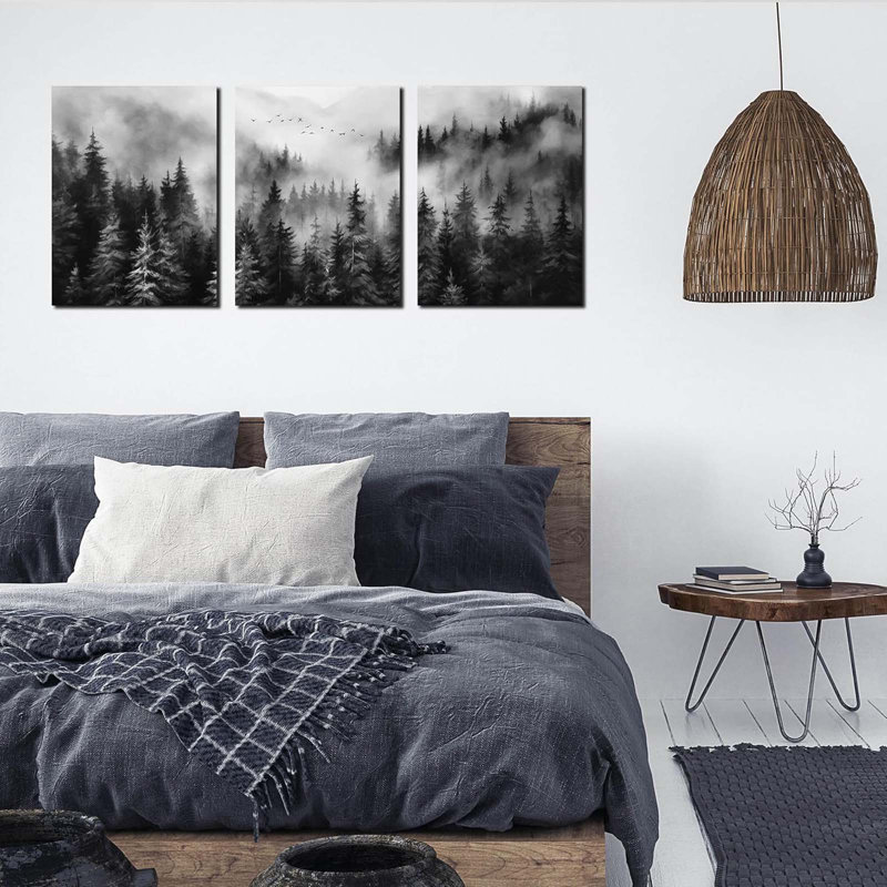 3 Piece Wrapped Canvas Wall Art, 40 cm H x 30 cm W