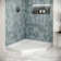 Streamline DT-2230-109 38 in. x 38 in. Neo Angle PP Shower Base in Glossy White With Centre Drain, Drain Included