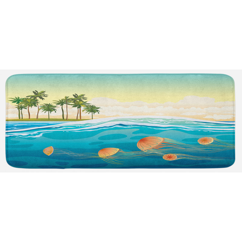Tapis de cuisine tropical