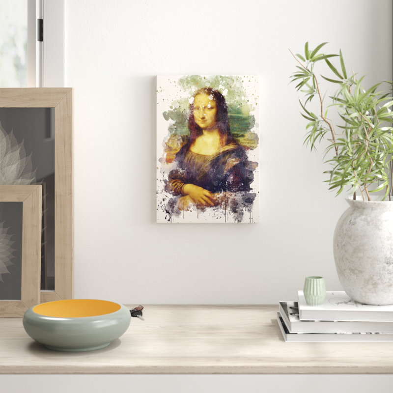 Leonardo Da Vinci - Wrapped Canvas Painting, 76cm H x 50cm W