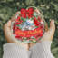 Ornement en bois «Merry Christmas»