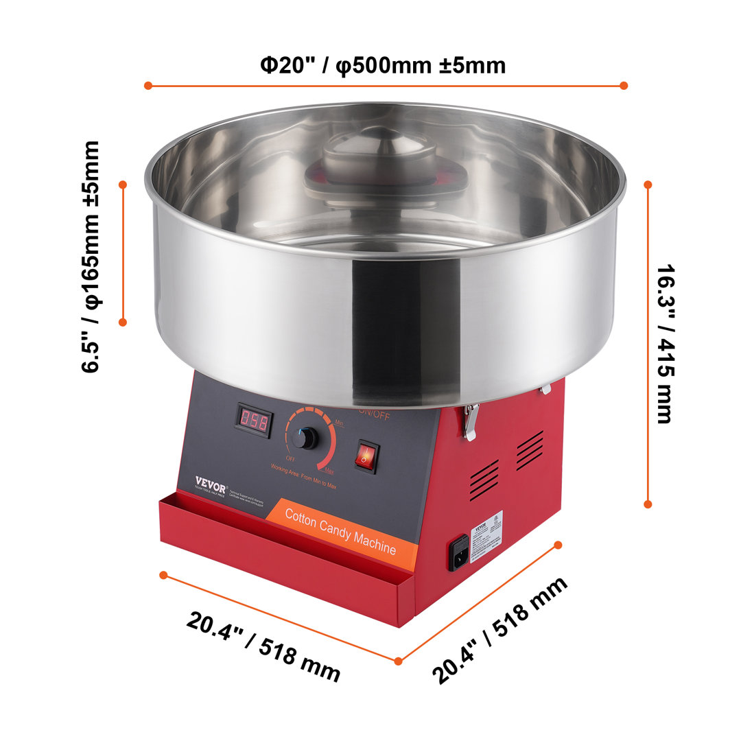 VEVOR Electric Cotton Candy Machine VEVOR 