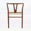 Fauteuil moderne en fer pour salle à manger, siège tissé, ensemble de 2-17998279