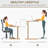 Oakhaven 140cm W Height Adjustable Rectangle Standing Desk