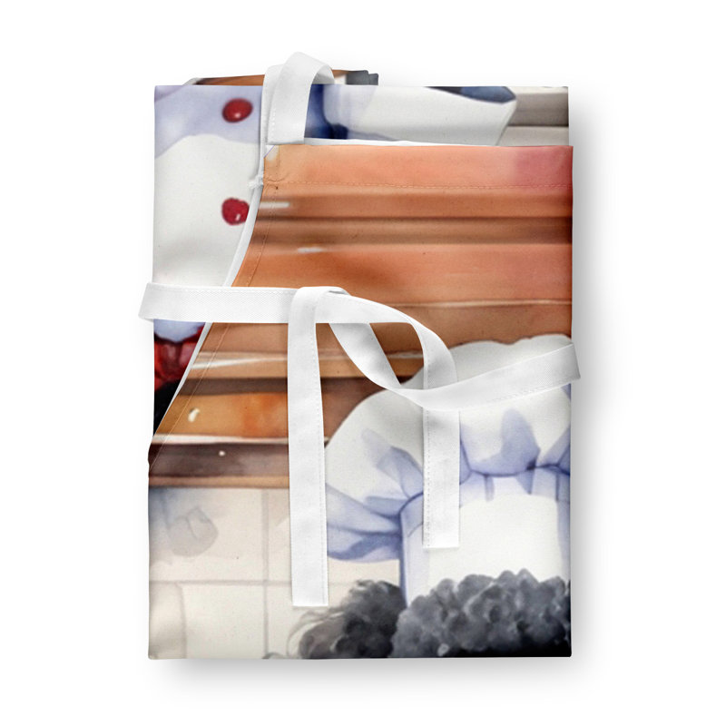 No Pattern Bib Apron
