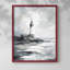 Série NAUTICAL - Impression encadrée de qualité supérieure - Prêt à accrocher - Aucun clou requis-1000974593-1000974592