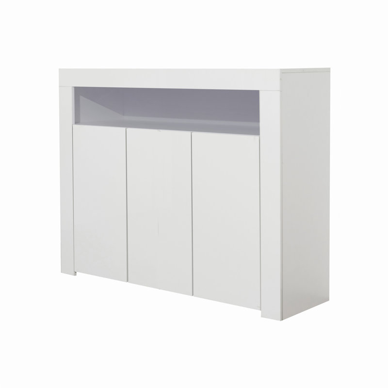 Buffet décoratif Drud, Blanc