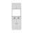 Tampa Kitchen Pantry With Drawer And 2 Cabinets-2031377911