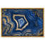 «Blue Geode Abstract Marble Waves Modern Gold» par Oliver Gal-1283170560-1283170563