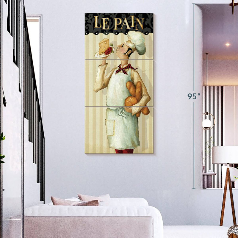 Chef-d'œuvre des chefs III, H 75 po x l 36 po