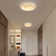15" Moon Surface LED Ceiling/Wall Light – Adjustable Colour Temp, Dimmable, ETL-Certified