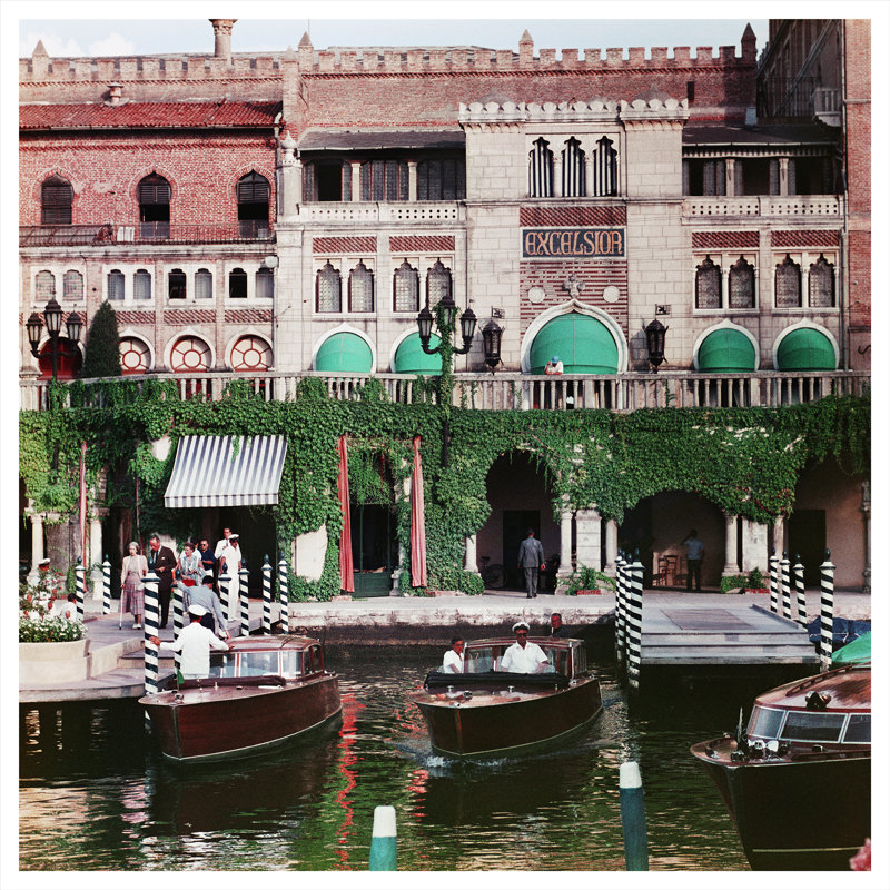 Westin Excelsior Print by Slim Aarons, Unframed, 45" H x 45" W x 0.1" D