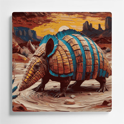 «Southwestern Animals», art mural brun en métal 3