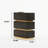 3-Drawer LED Smart Nightstand with Light-229101577