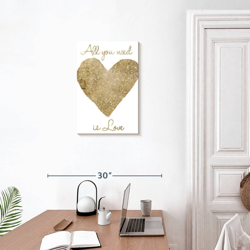 Tergel Love Is All You Need, H 24 po x l 16 po