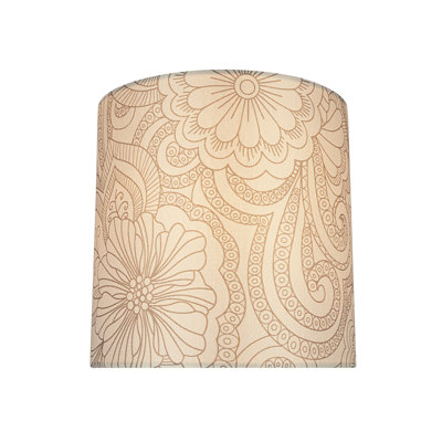 Crepe Drum Lamp Shade