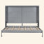 Grand lit escamotable mural, gris-2053543934