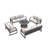 Beilul 10 - Person Patio Conversation Set with Cushions-2132631325