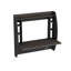 Bureau d'étude moderne, couleur anthracite, 48,7 po x 47,2 po x 21,7 po | 100% panneau de particules enduit de mélamine, épaisseur: 0,7 pouce | Conception à fixation murale pour économiser de l'espace | Élégant et fonctionnel pour le bureau à domi