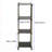 4-Tier Storage Shelving Unit, Modular Rack