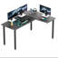 L-Shaped Metal Base Computer Desk-999706215-999706212
