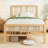 35” High Wooden Platform Bed With Headboard, Minimalist Modern Style, Metal Slat Support , No Box Spring Required-1228863247