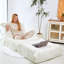 Chaise longue avec repose-pieds Boneless-165015461
